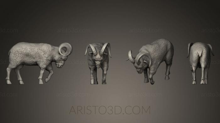 Animal figurines (STKJ_0217) 3D model for CNC machine